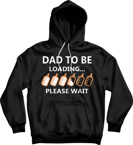 Dad To Be Loading Funny New Dad Gift Unisex Hooded Sweatshirt - Bunnyx