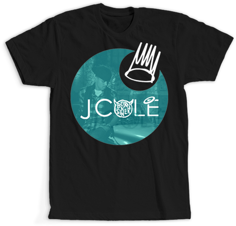 J Cole Born Sinner Crown T Shirt