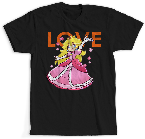 Princess Peach Love T Shirt - Teecife