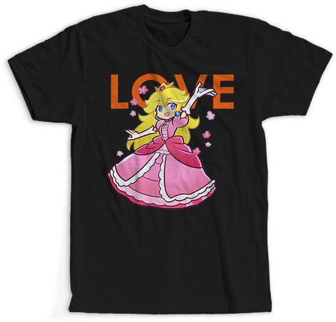 Princess Peach Love T Shirt - Teecife