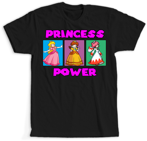 Princess Power Peach Daisy Shirt