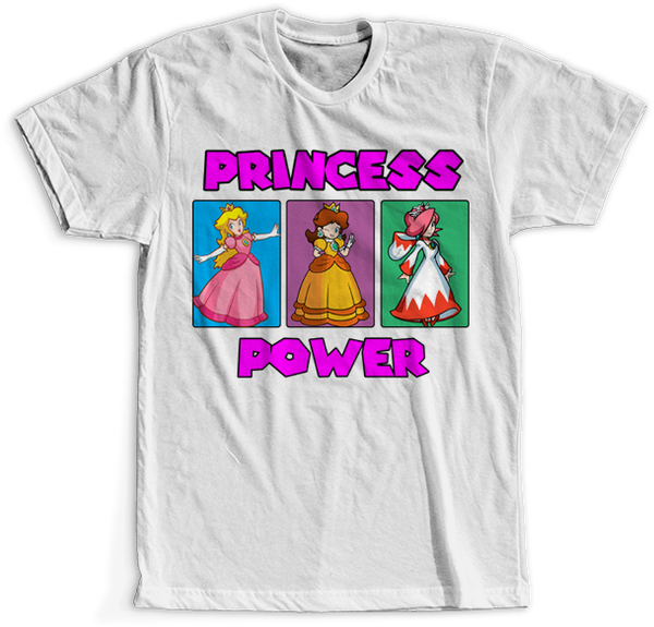 Princess Power Peach Daisy Shirt